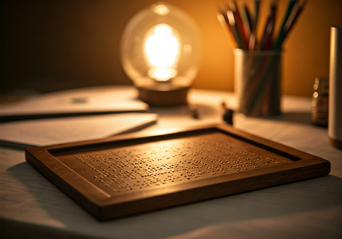 Why You Need a Wooden Braille Slate for Learning Braille