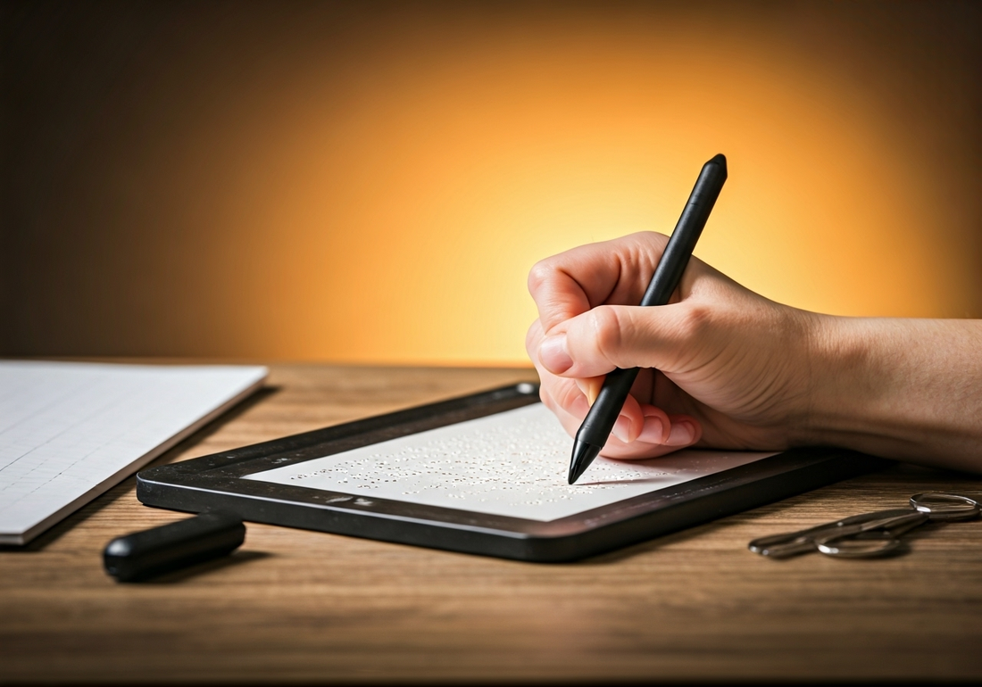 Understanding Braille Lipi Slate Writing for Beginners