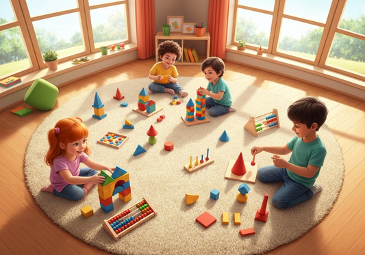Discover Fun Maths Learning Wooden Toys for Kids