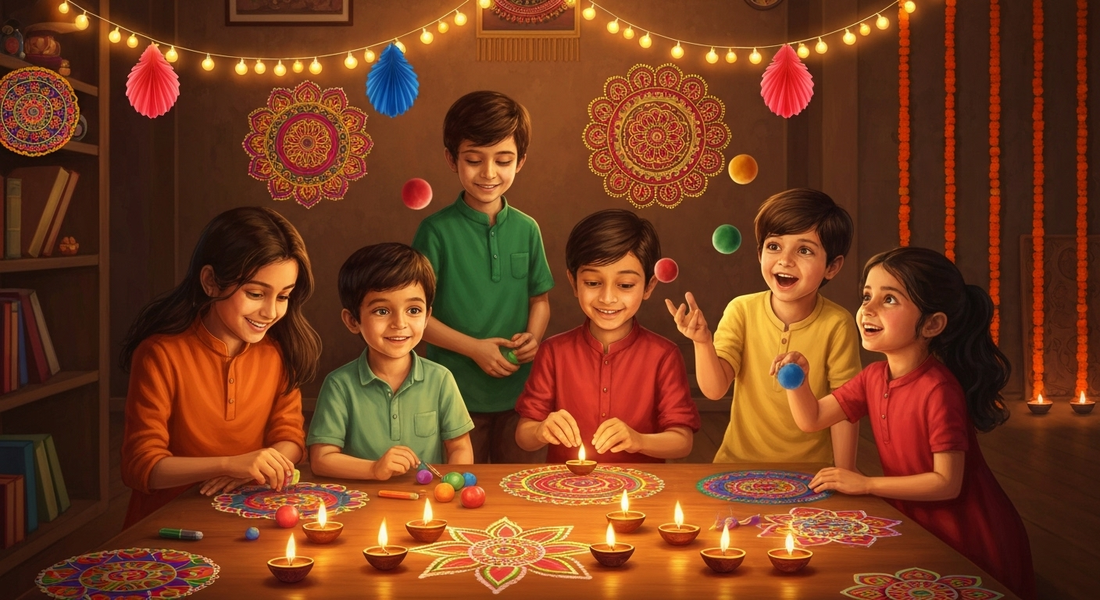 Creative Diwali Activities for Kids at Home This Year