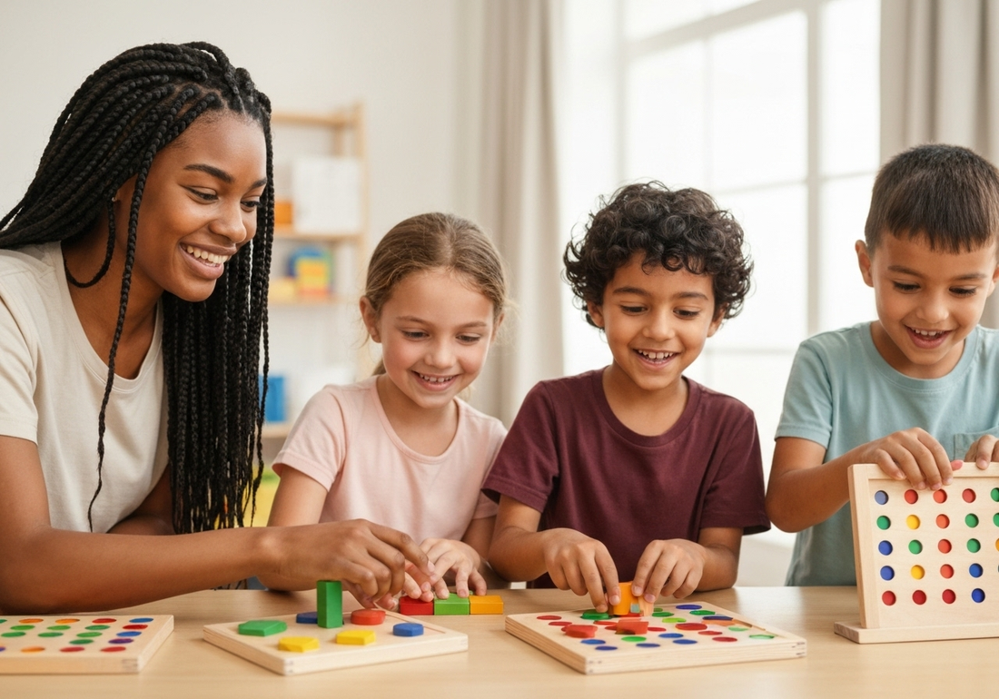 Engaging Maths Learning Wooden Games for Kids