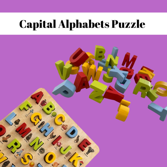 Capital Alphabets Puzzle - ABC Learning Board