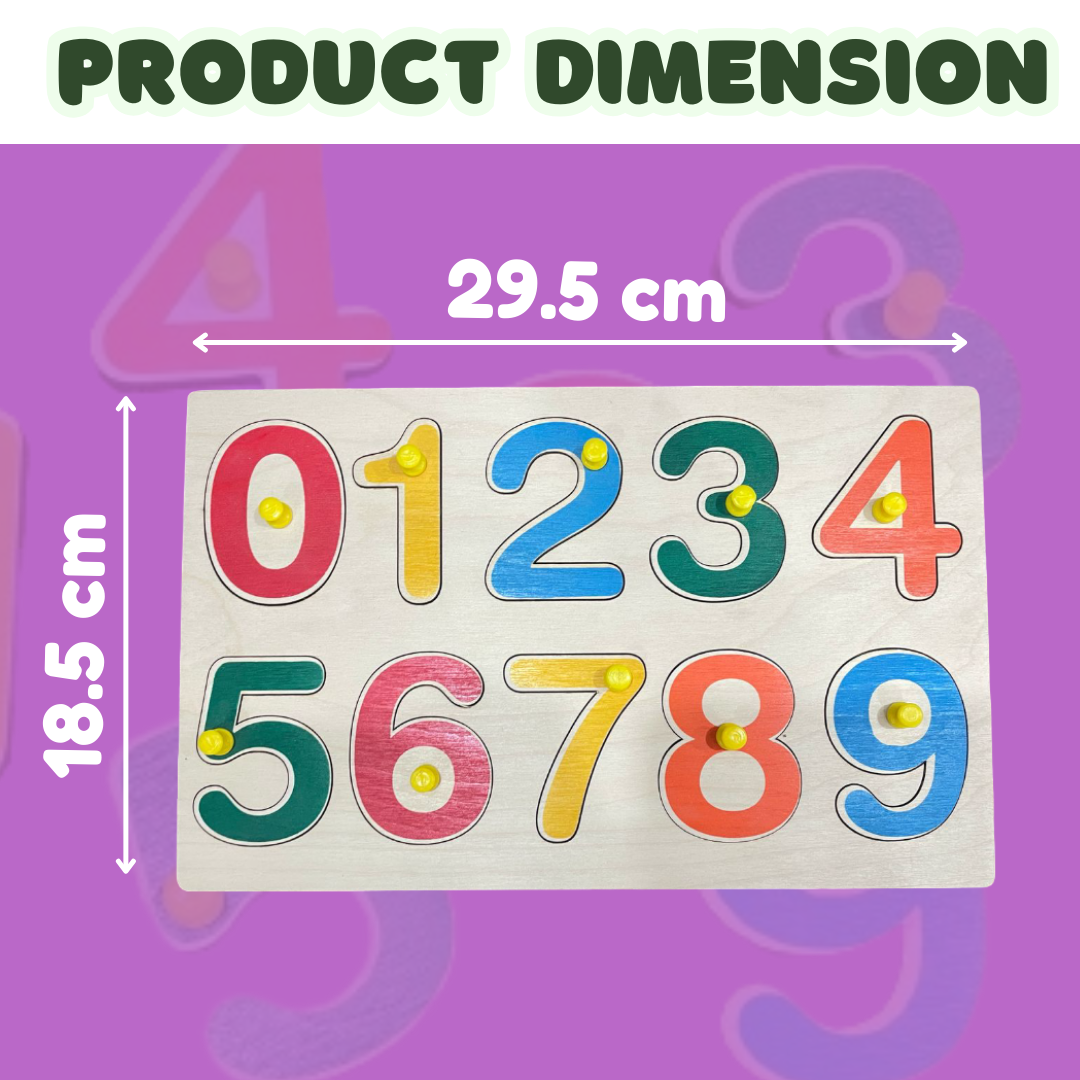 Count Puzzle – Number Knob & Peg Puzzle