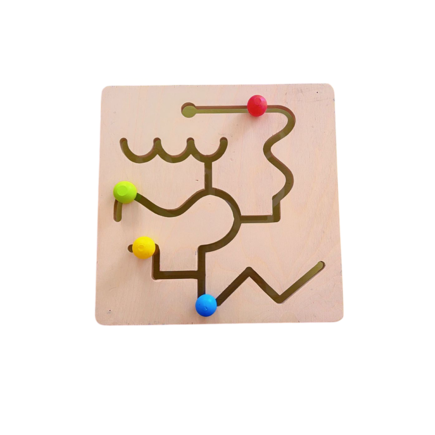Wooden Maze Puzzle – Montessori Learning Toy for Kids