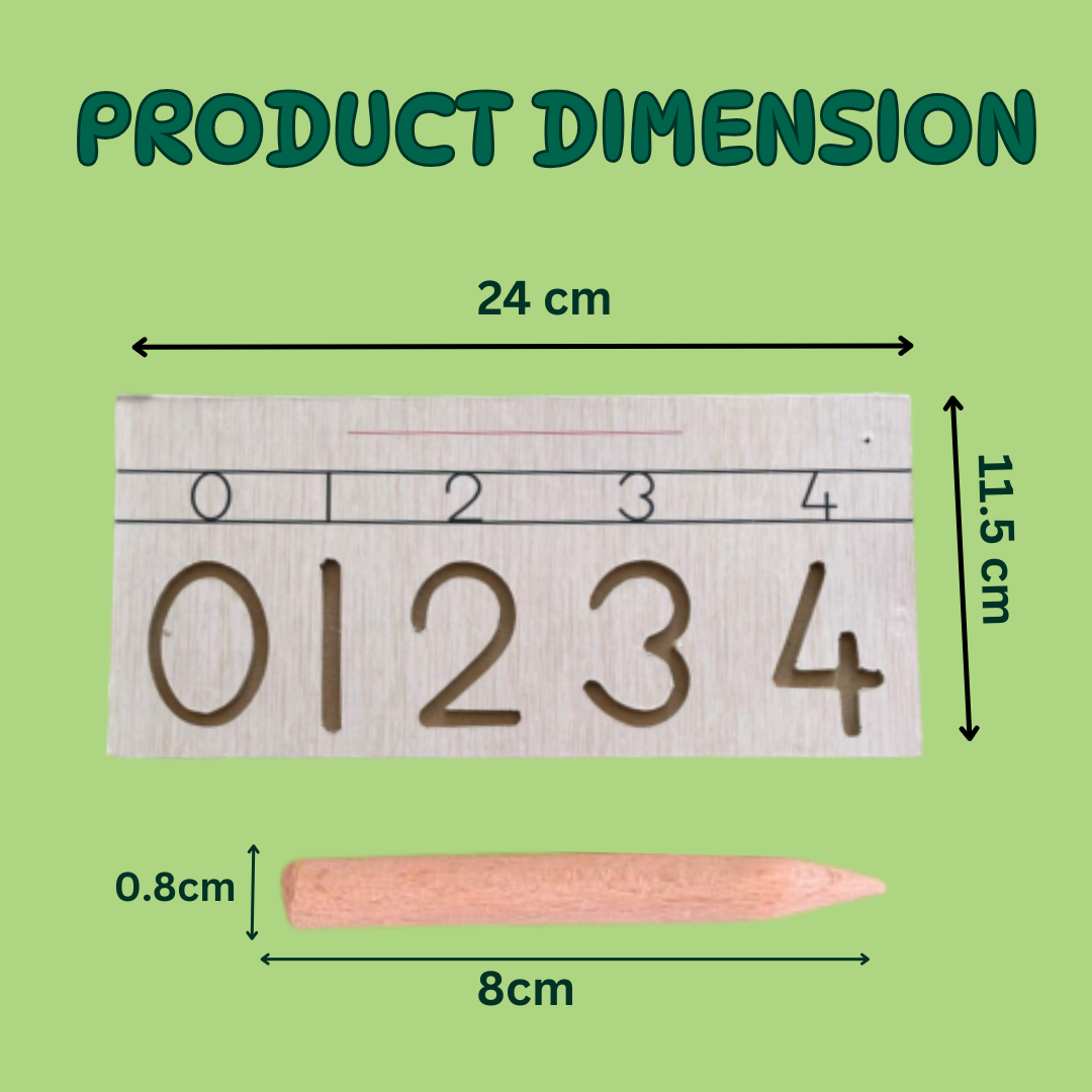 Count & Ease - Number Tracing Board