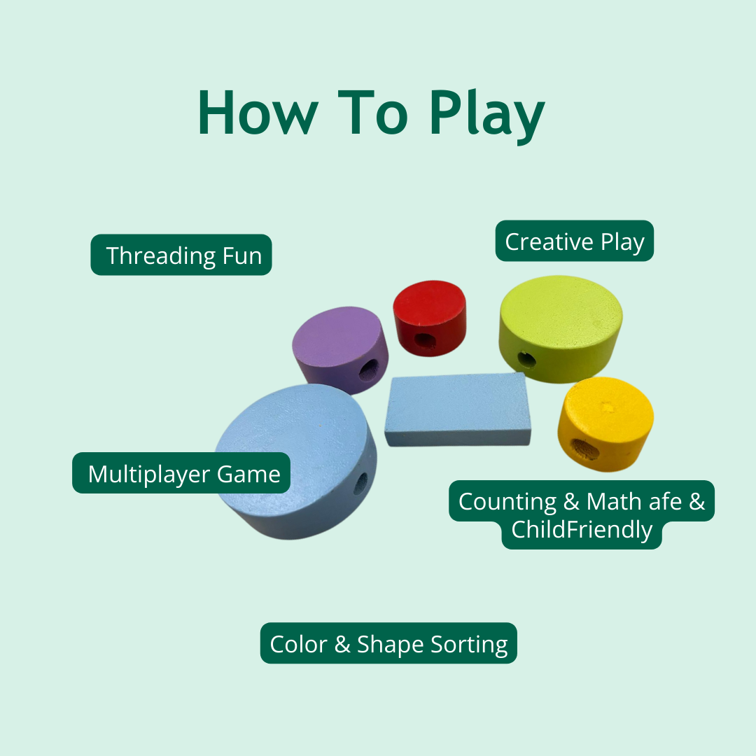 Bead & Build - Wooden Threading Toy