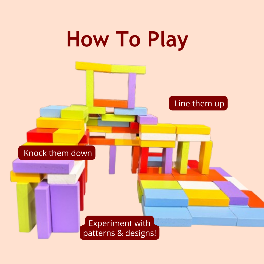 Domino Dash - Wooden Domino Set