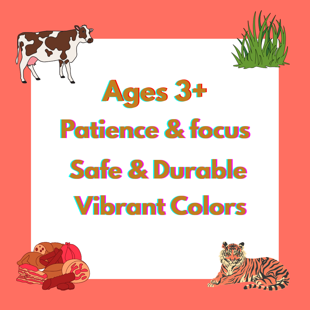 Who Eats What - Animal Food Matching Puzzle