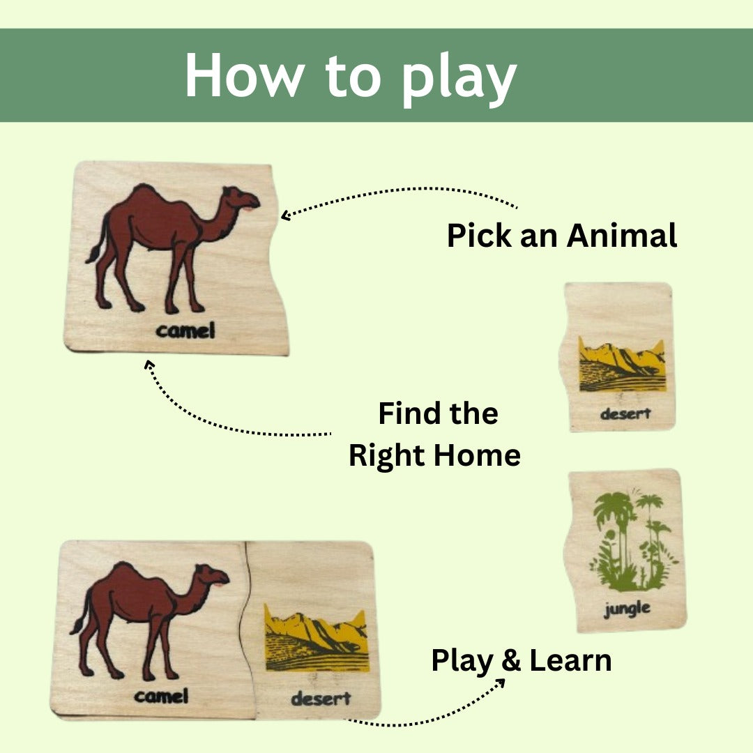 Wild & Home - Habitat Matching Puzzle