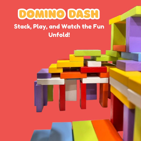 Domino Dash - Wooden Domino Set
