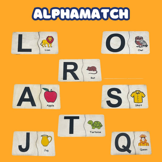 Alpha Match – A–Z Letter & Object Matching Puzzle - Zuvoy