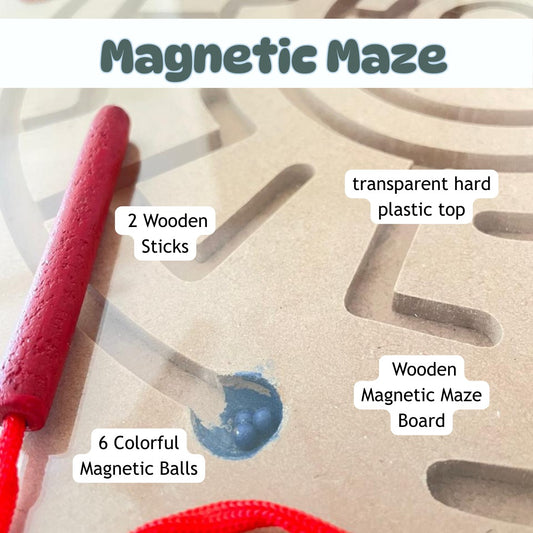 Magnetic Maze – Magnetic Pen Maze for Logical Thinking