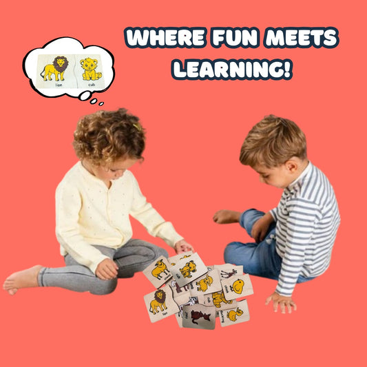 Tiny Paws & Parents - Animal & Bird Matching Puzzle