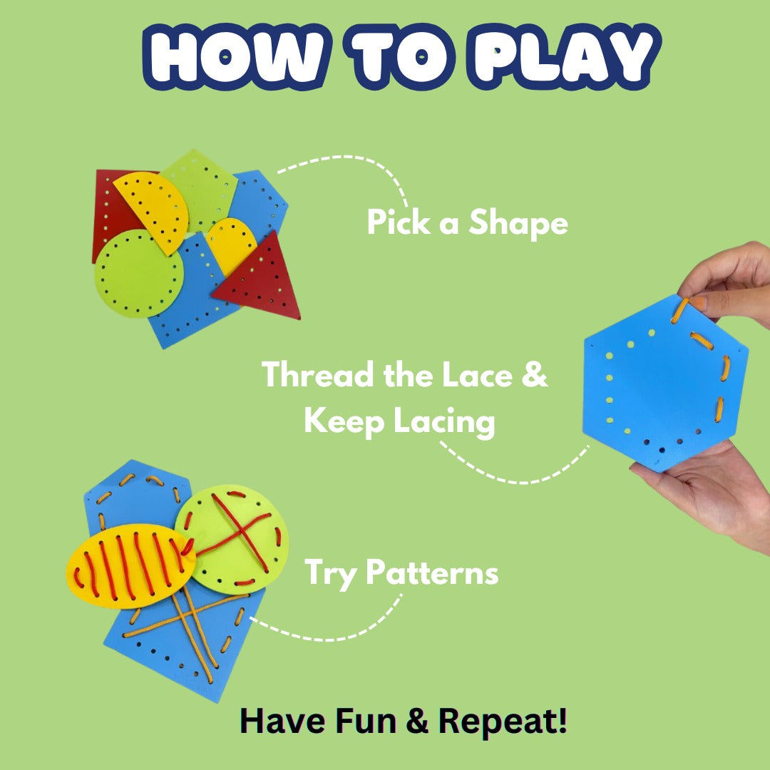 Shape Stitch – Lacing Toy for Kids
