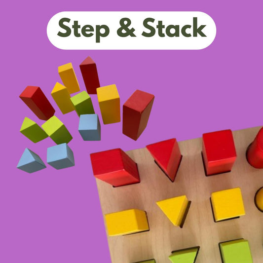Step & Stack – Shape Sorting & Stacking Toy
