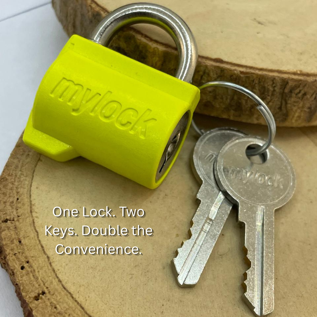 Security Padlock with 2 Keys