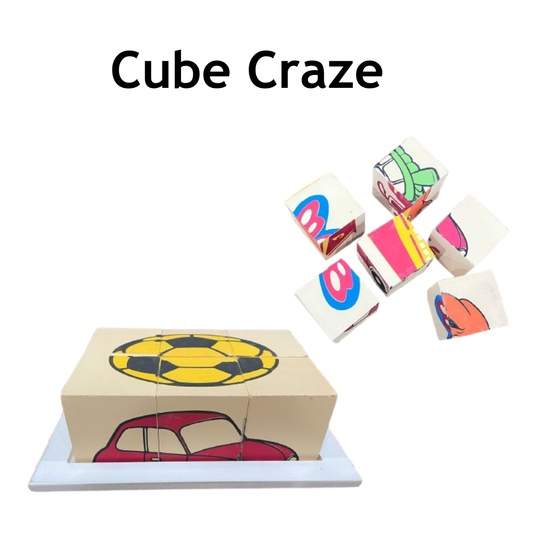 Cube Craze – 6-in-1 Wooden Puzzle