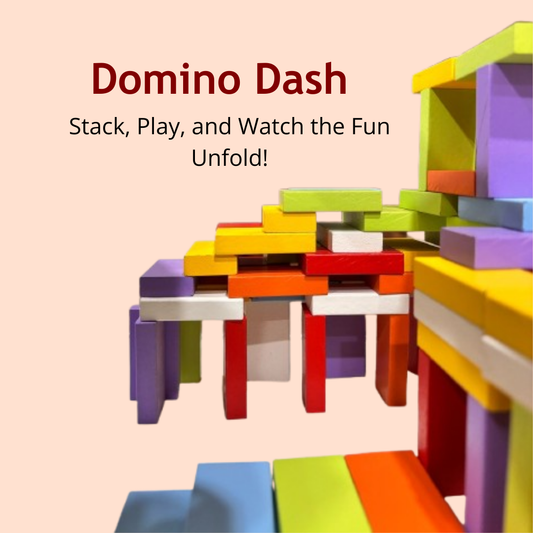 Domino Dash   - Wooden Domino Set