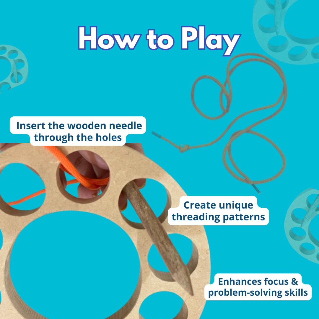 Draw String Spin Zuvoy Spin & String – Fine Motor Skills Activity Toy for Kids
