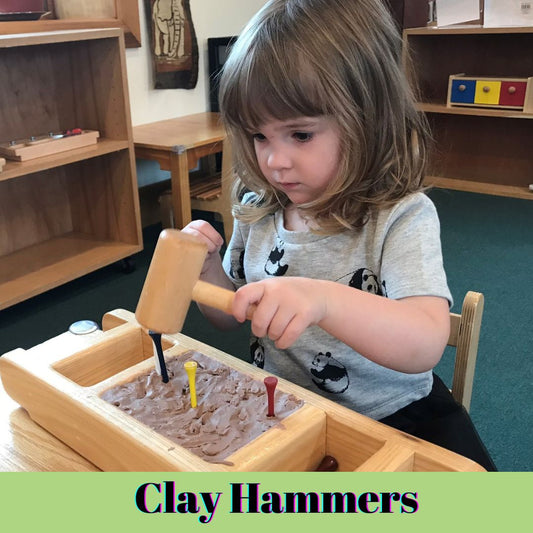 Wooden Clay Hammer Set for Kids