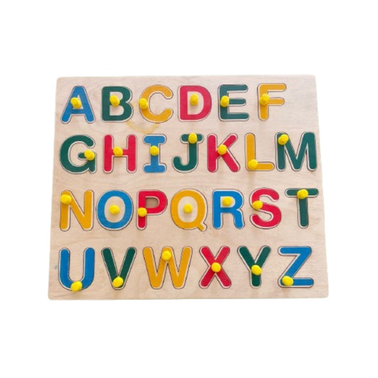 Knobs Alphabets Puzzle - ABC Learning Board main image