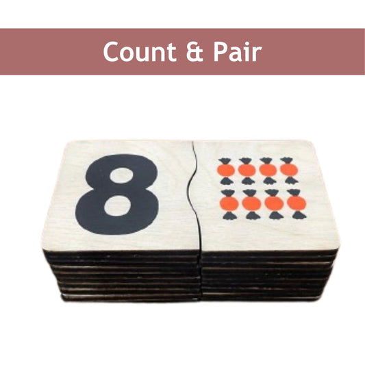 Count & Pair -  Number Matching Puzzle