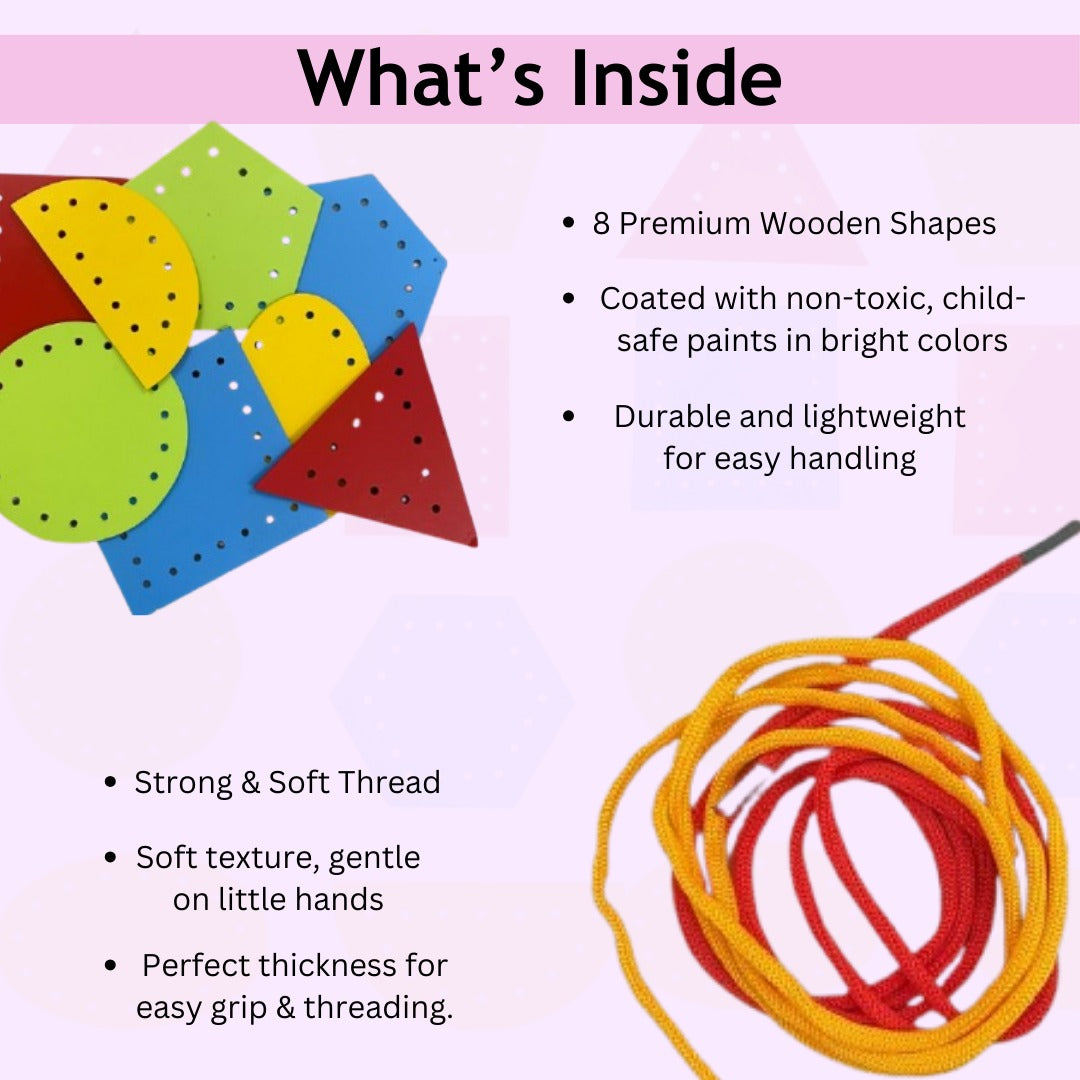 Shape Stitch –  Lacing Toy for Kids