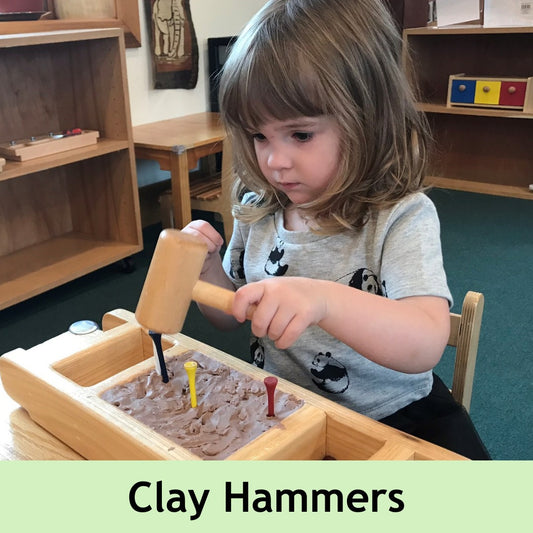 Wooden Clay Hammer Set for Kids