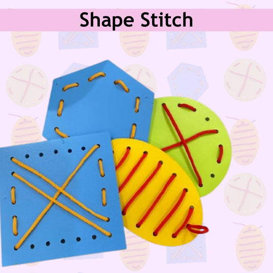 Shape Stitch –  Lacing Toy for Kids