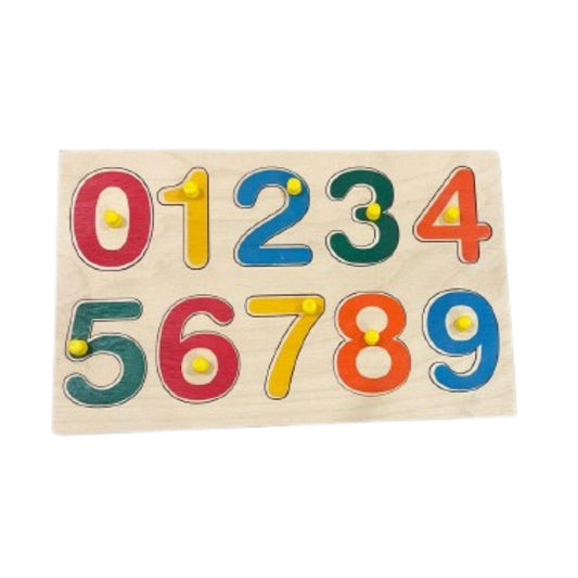 Count Puzzle –  Number Knob & Peg Puzzle