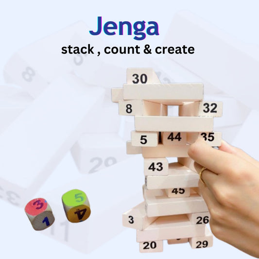 Jenga – Wooden Tumbling Tower Game