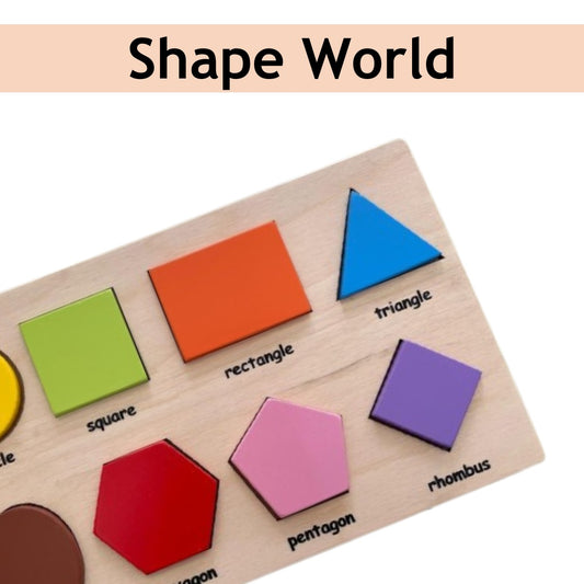 Shape World –  Wooden Shape Puzzle